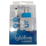 Cargador Micro Usb Iglufive Compatible Celular Y Tablet 2.1ª