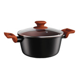 Panela Caçarola Antiaderente Indução Terracota 22 Cm Euro