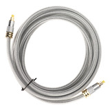 Cable De Línea De Fibra Óptica Digital Profesional, Oro De 2