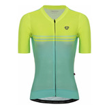 Camiseta Gw Alta Visibilidad Manga Corta Dama Ciclismo Ruta