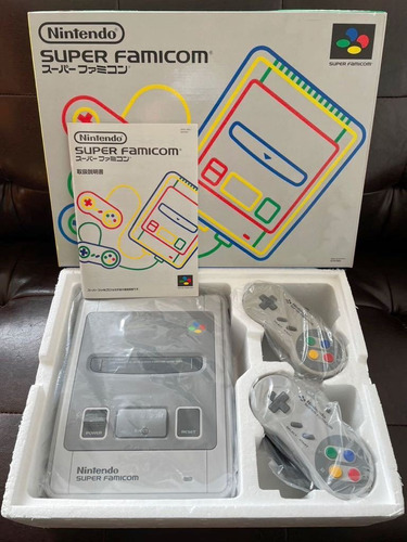 [ Impecável ] Super Famicom Completo + 8 Cartuchos Originais