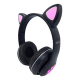 Auriculares Bluetooth Inalambricos Gamer Mic Oreja Gato Niño