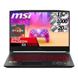 Portátil Msi Bravo Ryzen 5 5600h Rx5500m Ram 20gb M.2 1000gb