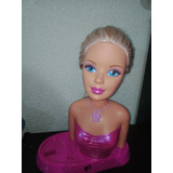 Barbie Styling Head Cabeza Para Peinar 123 Style 2008 Usada