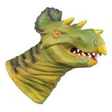Marioneta Con Forma De Cabeza De Dinosaurio, Triceratops, Ju