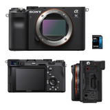  Câmera Sony Alpha A7c 4k Ilce-7c Mirrorless Preta