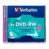 Disco Virgen Dvd+rw Verbatim De 4x