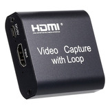 Tarjeta De Captura De Vídeo Hd Con Bucle De Salida Hd A Usb