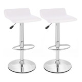 Banqueta Crash Joven Sw17 Color Blanco De 84cm De Alto X 2u