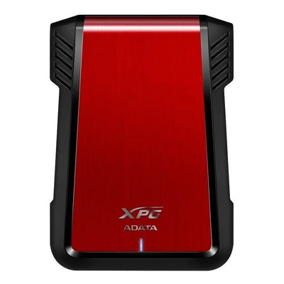 Adata Gabinete Disco Duro Sata Ex500 Ssd/hdd Rojo