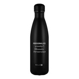 Garrafa Kouda Personalizada Grey 500ml Tampa Colorida