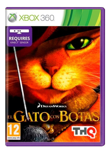 Jogo Seminovo El Gato Con Botas Xbox 360