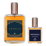 Perfume Masculino Arabian 100ml + Patchouli 30ml