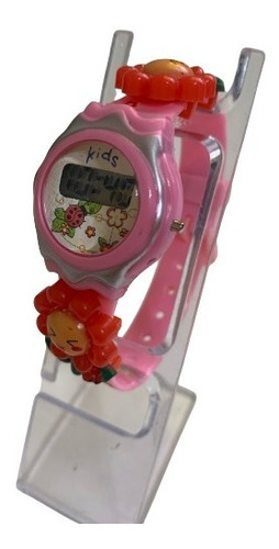Reloj De Pulso Digital Infantil Rosa Niña F Mod 20