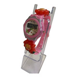 Reloj De Pulso Digital Infantil Rosa Niña F Mod 20