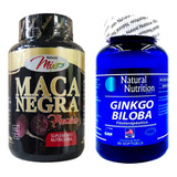 Maca Negra + Ginkgo Biloba - Unidad a $425