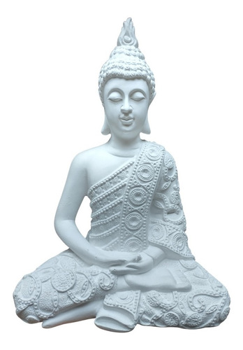 Escultura De Buda Hindu Meditando Enfeite Decoração Estatua 