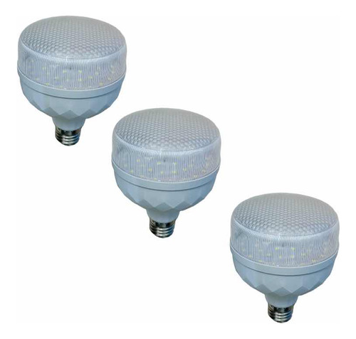 Foco Industrial 30w Led Alto Brillo 2800lm Áreas Grandes 3pz