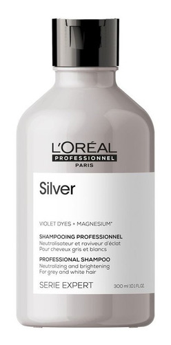 Shampoo Silver 300ml Loreal - mL a $320