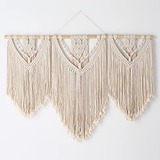 Macramé De Pared Grande, Decoración Boho 43 X32 