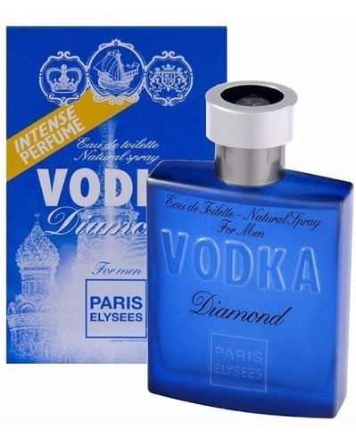 Perfume Vodka Diamond Paris Elysees 100ml - Original