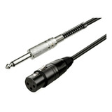 Cable Xlr Canon A Plug Kwc Zipp 6 Metros Guitarra Bajo 110z