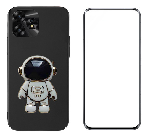 Funda Para Umidigi A15 A15c Astronautas Tener Vidrio Membran