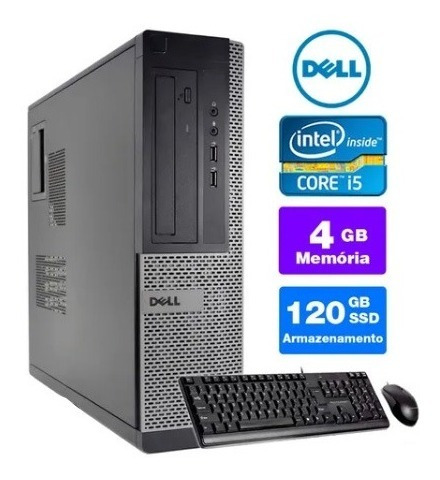 Cpu Barato Dell Optiplex Intel Core I5 2g 4gb Ddr3 Ssd 120gb