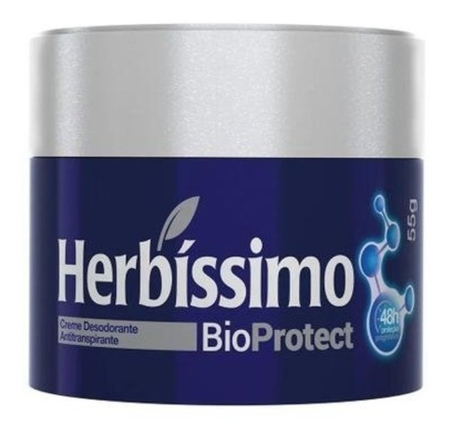 Desodorante Creme Herbíssimo Cedro Bioprotect Masculino 55g