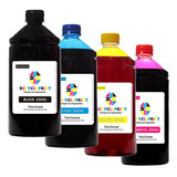 Kit 1l Refil Tinta Compatível Impressora Epson L3110 L3150