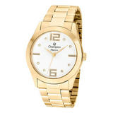 Relógio Champion Feminino Dourado Cn26555h