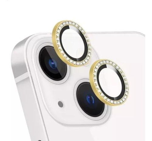 Vidrio Templado Camara Strass Para iPhone 14 Plus Pro Max