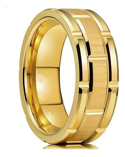 Anillos De Acero Inoxidable De 8 Mm Para Hombre, Joyería, An