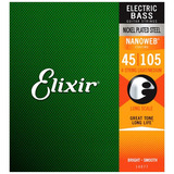 Elixir 14077 4 Cuerdas Para Bajo Eléctrico Nickel 45-105