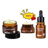 Crema Facial Con Retinol+sérum Facial+set De Crema Para Ojos