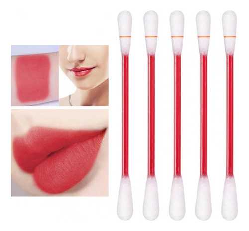 Batom Cotonete Lipi Tint: 12 Unidades - 3 Cores Sortidas