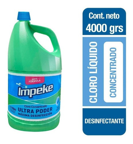 Cloro Concentrado Forte 4kg Impeke