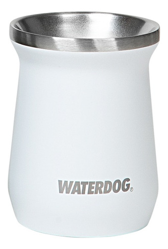 Mate Termico Waterdog Acero Inox. Zoilo 160 Color Blanco