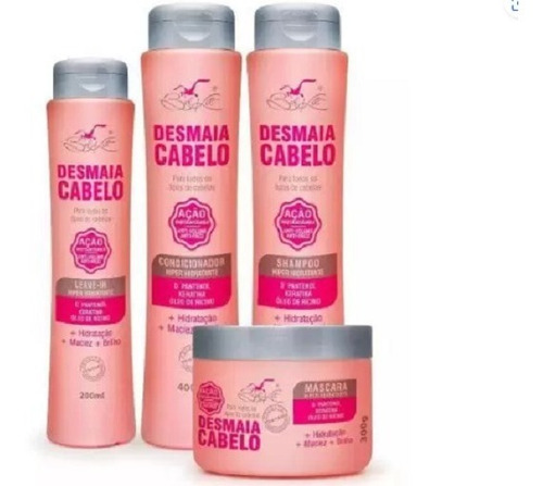 1 Un. Kit Desmaia Cabelo Belkit (4itens)