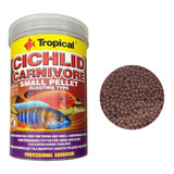 Ração Peixe Cichlid Carnivore Small Pellet 360g Tropical