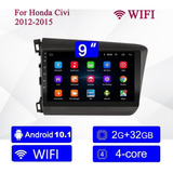 Estéreo Android Honda Civic 2012-2015 Gps Bt, 16 Gb Carplay
