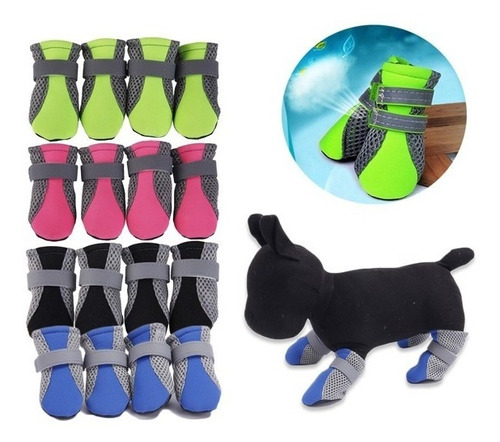 Zapatos Para Perros Con Velcro Pethome