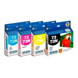 Pack Epson 73n Negro Y Colores