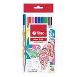 Microfibras Filgo Estuche X 10u. Trazo 0.4mm Liner 038