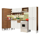 Armario De Cocina Completo 385cm Emilly Love Madesa 01 - M/b