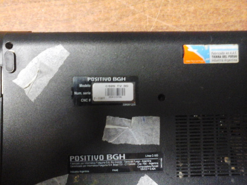 Notebook Bgh Positivo Modelo C520 3d Partes Leer !