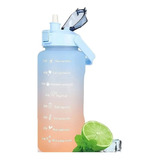 Botella De Agua Motivacional Deporte C/ Sorbete Degrade 2l