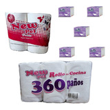Papel Higienico 80mts + Rollo Cocina + Pañuelitos X 5