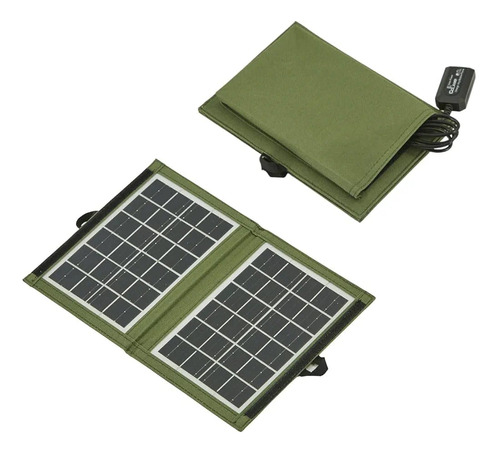 Panel Solar Plegable, Cargador Solar Portátil Con Puerto Usb