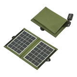 Panel Solar Plegable, Cargador Solar Portátil Con Puerto Usb